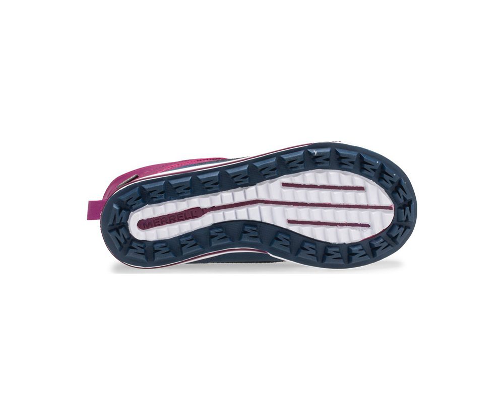 Botas Criança - Merrell Snow Bank 2.0 - Rosa/Azuis - QTW692580